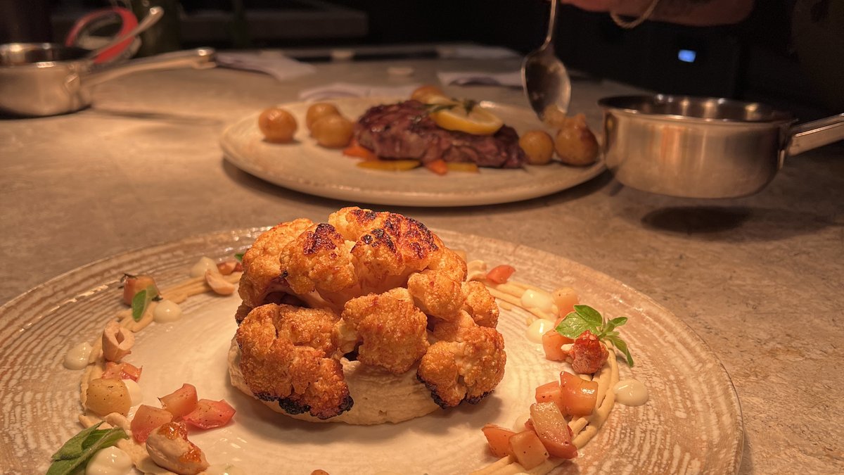 Gerösteter Blumenkohl im restaurant Enja